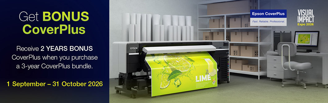 Epson Visual Impact SureColor Bonus CoverPlus Promotion