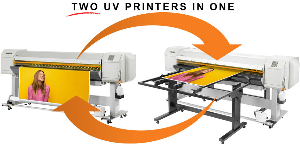 Mutoh ValueJet VJ-1638UH MkII Hybrid UV Printer