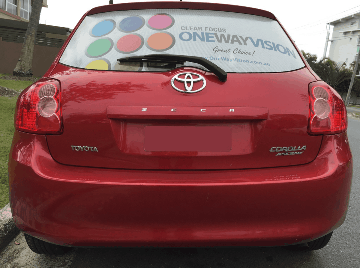 Clear Focus AutoVue One-Way Vision Film
